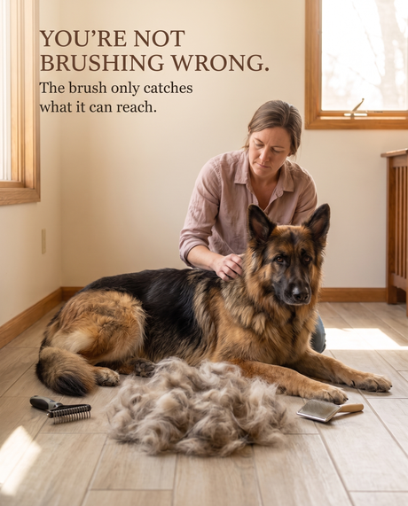 For the owner who already brushes and still sees the pile return